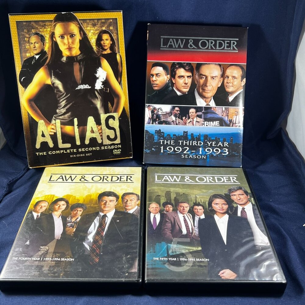 Alias Season 2 & Law & Order Seasons 3-5 DVD Box Sets